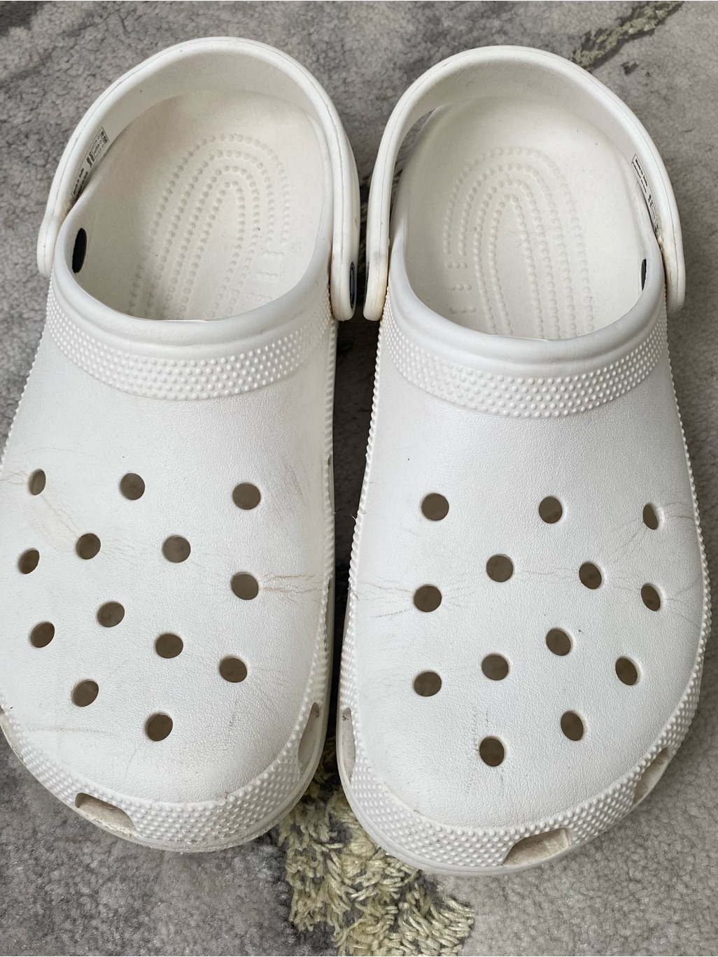 Crocs White Unisex Clogs